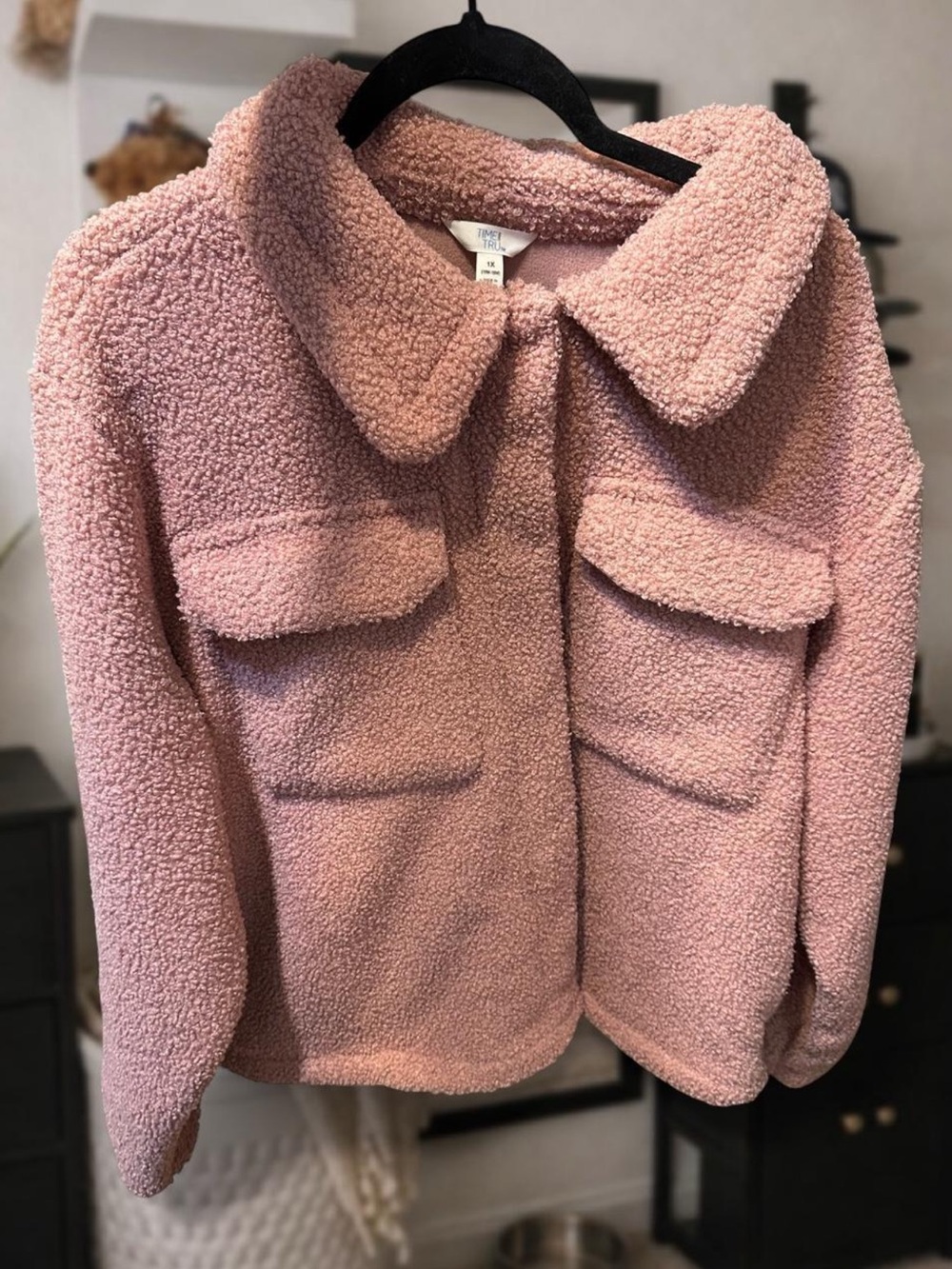 Cozy Pink Teddy Sherpa Jacket